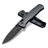 3.2"  Drop Point S35VN Blade EDC Folding Knife with Slate Blue Aluminum Handle