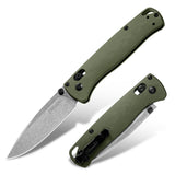 RBLACK UltraFlight 3.2" S35VN EDC Folding Knife – Olive Green G10 Handle