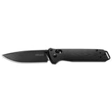 3.3 Inch EDC Folding Knife with S35VN Drop-Point Blade, G10 (Black)