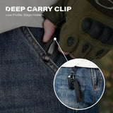 3.3 Inch EDC Folding Knife with S35VN Drop-Point Blade, G10 (Black)